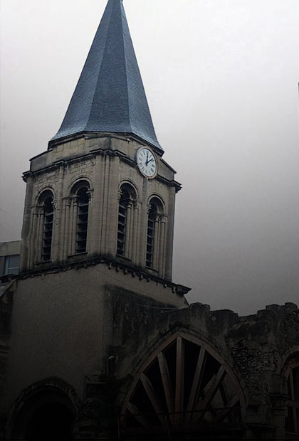 Ruines de l'ancienne église de Colombes