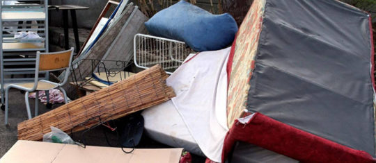Débarrasser les objets encombrants